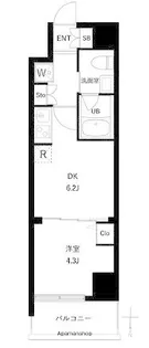 アーバンパーク日暮里Ⅱ【2階】の間取り
