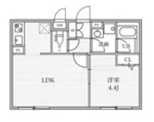 東京都江東区大島7丁目【マンション】の間取り