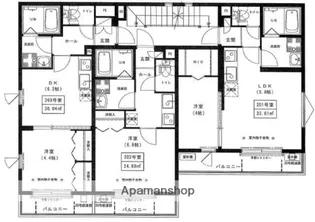 東京都荒川区東日暮里2丁目【マンション】の間取り