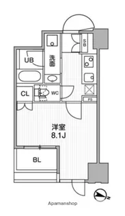 東京都千代田区東神田1丁目【マンション】の間取り