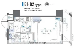ZOOM秋葉原【8階】の間取り