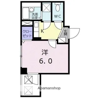 エクセレント・カーサ菜【5階】の間取り