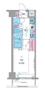ジェノヴィア南千住Ⅴスカイガーデン【7階】の間取り