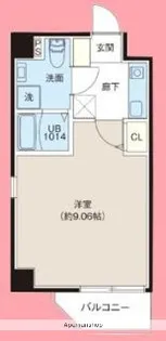 レピュア南千住レジデンス【2階】の間取り