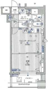 ラグジュアリーアパートメント三ノ輪【3階】の間取り