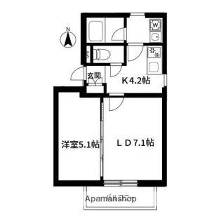 KIー418【1階】の間取り