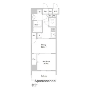 ルクレ東上野レジデンス【11階】の間取り