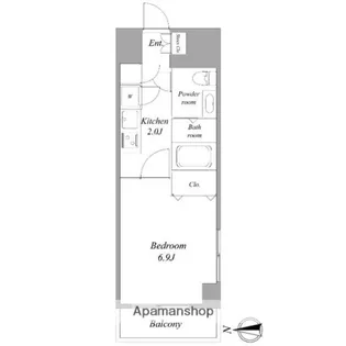シュールフローレ【4階】の間取り