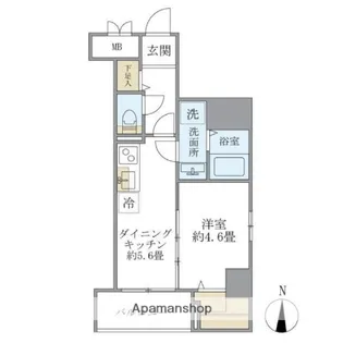 シティフォレスト森下【3階】の間取り