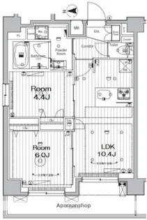 メイクス錦糸町【7階】の間取り