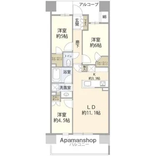 イーストゲートスクエア(011261)【10階】の間取り