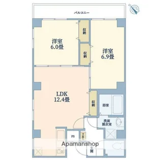 REST HIRAI【5階】の間取り