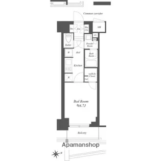 ブランシエスタ東陽町【6階】の間取り