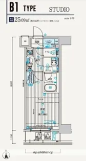 メインステージ元浅草Ⅲ【9階】の間取り