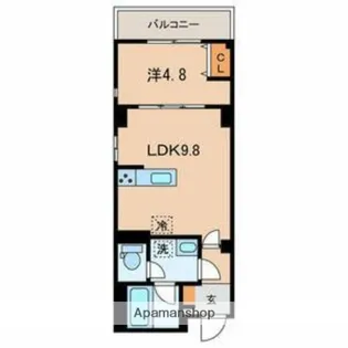 (仮称)墨田区亀沢3丁目計画【2階】の間取り