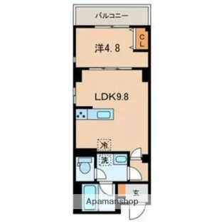 (仮称)墨田区亀沢3丁目計画【4階】の間取り