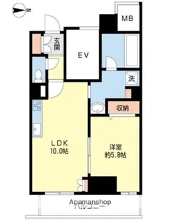 ARIES CORE【8階】の間取り