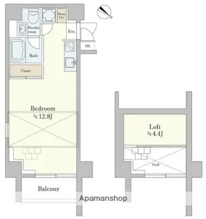 TALIESIN CY【2階】の間取り