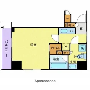 ALTERNA銀座【10階】の間取り