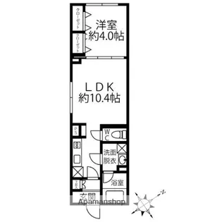クリオ ラモード水天宮前【3階】の間取り