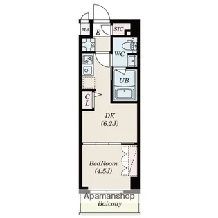 SーRESIDENCE瑞江【2階】の間取り