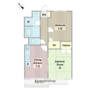 スペース瑞江【4階】の間取り