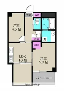 物件名登録なし【6階】の間取り