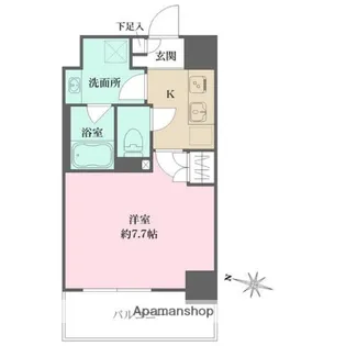 プライムアーバン菊川【5階】の間取り
