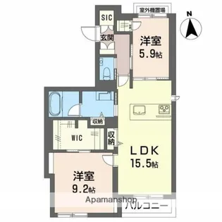 シャーメゾン925浅草橋【3階】の間取り