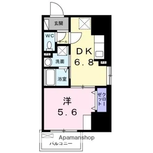 E.ステージ 新御徒町【7階】の間取り