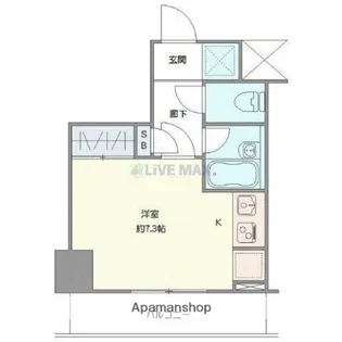 メインステージ錦糸町Ⅳ【9階】の間取り