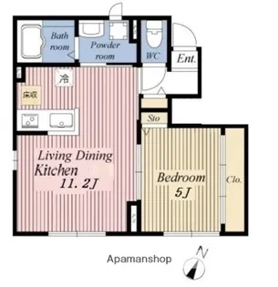 プラントグラスⅠ【1階】の間取り