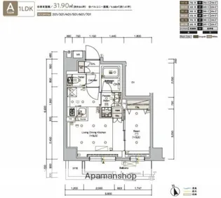 SYFORME OSHIAGE【2階】の間取り