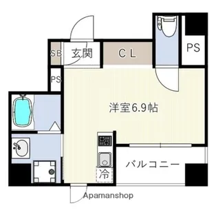 CLASS住吉【7階】の間取り