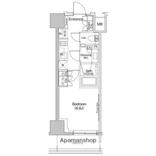 ザ・パークハビオ入谷【5階】の間取り