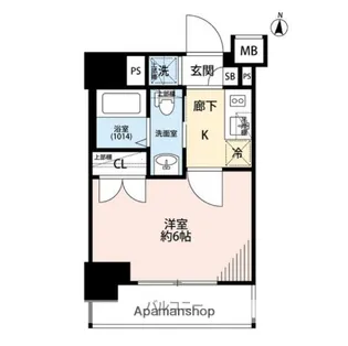 プレール・ドゥーク両国【5階】の間取り