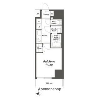 ラヴァンド大島【9階】の間取り