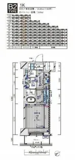 メインステージ水天宮前【12階】の間取り