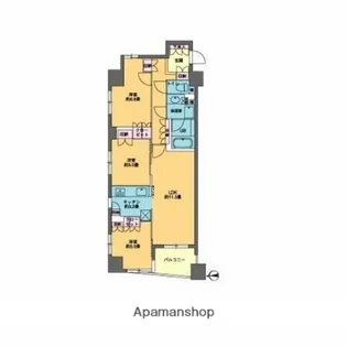 カスタリア東日本橋【2階】の間取り