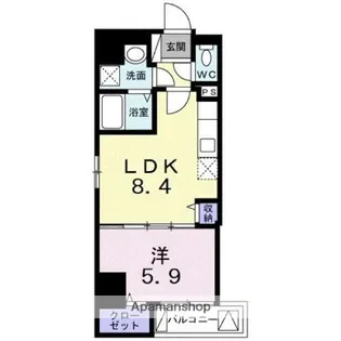 アン ノ アン グランデ【5階】の間取り