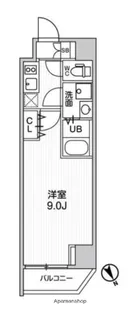 ALTERNA蔵前【9階】の間取り