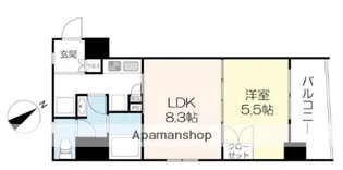 LEGABENE八丁堀【3階】の間取り