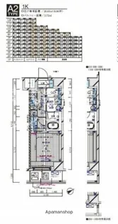 メインステージ水天宮前【9階】の間取り