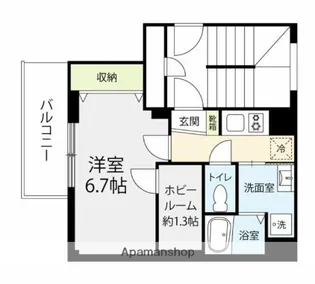 PRENDRE AZUMABASHI【5階】の間取り