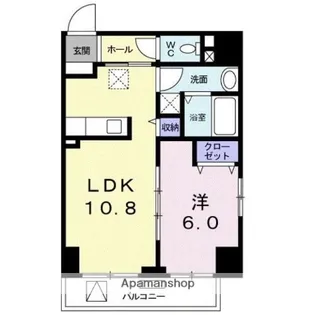 コルバス【8階】の間取り