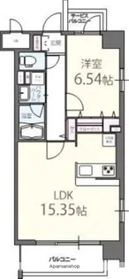 クンラボーロ【4階】の間取り