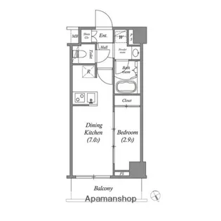 ARKMARK水天宮前Ⅱ【3階】の間取り