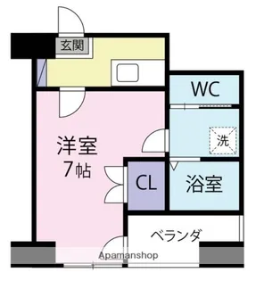 VIDA勝どき【6階】の間取り