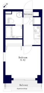 ヒューマンハイム月島【3階】の間取り