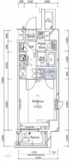 ガリシア森下エストゥディオ【5階】の間取り